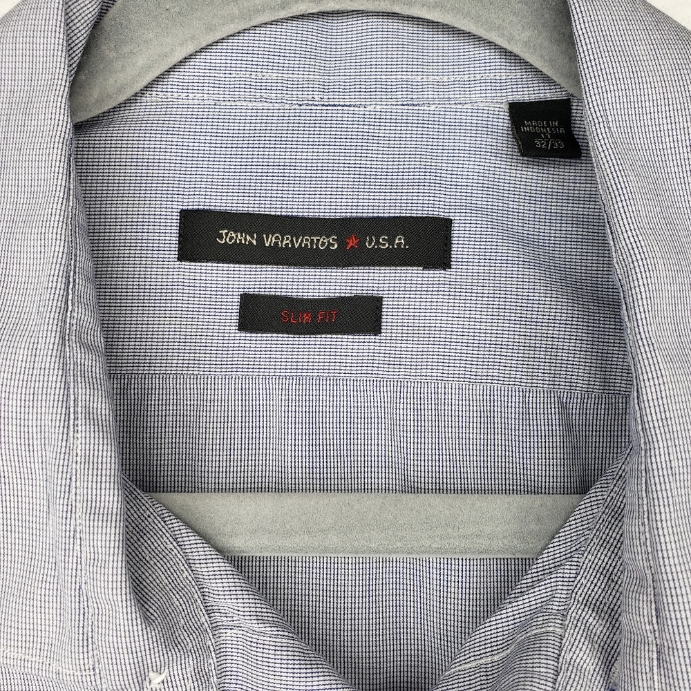 John Varvatos Star Printed Slim Fit Dress Shirt - Picture 2 of 6